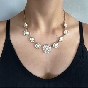 White Statement Necklace